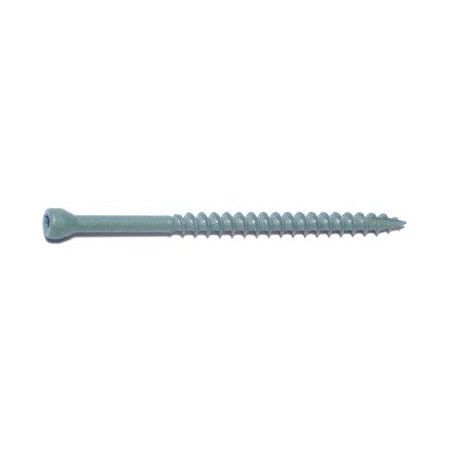 Deck Screw, #8 X 3 In, Steel, Trim Head, Torx Drive, 93 PK